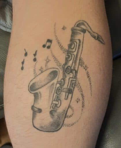 Saxophon Tattoo