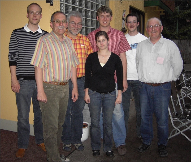 erstes Vorstandsteam 2008 Kreisblasorchester Ostallgäu