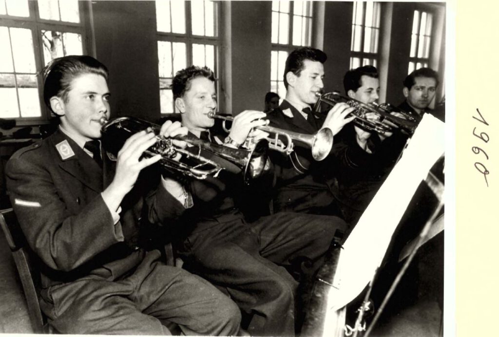 Ausbildungsmusikkorps Trompeten 1960