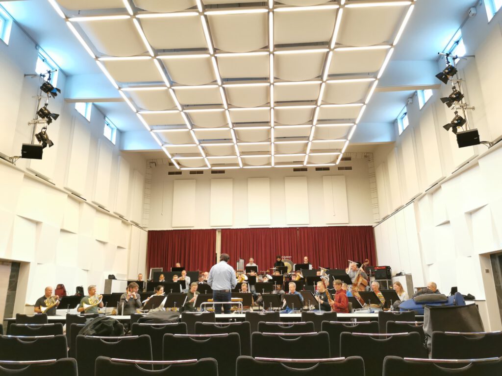Probesaal Sächsische Bläserphilharmonie